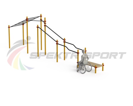 Купить Спортивный комплекс для инвалидов-колясочников WRK-D22_76mm в Медвежьегорске 
