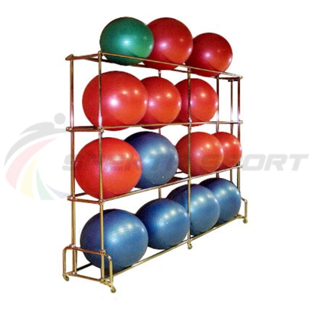 Купить Стеллаж для гимнастических мячей 16 шт в Медвежьегорске 