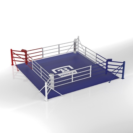 Купить Ринг боксерский напольный Totalbox на упорах 4х4м в Медвежьегорске 