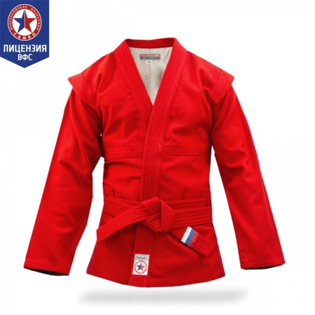 Купить Куртка для самбо "Атака" ВФС (подкладка, пояс)  р 36-48 в Медвежьегорске 