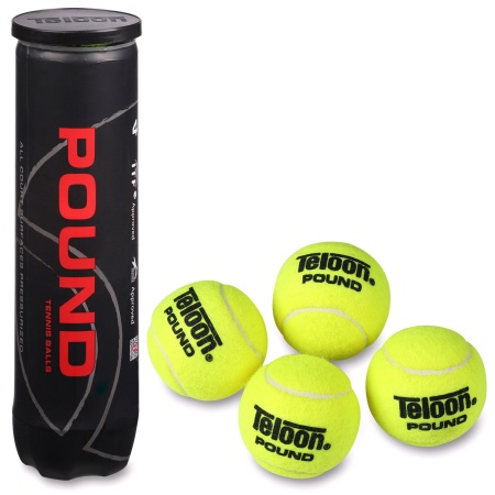 Купить Мяч для большого тенниса Teloon 828Т Р4  (4 шт) в Медвежьегорске 