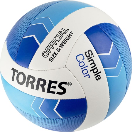 Купить Мяч волейбольный Torres Simple Color любительский р.5 в Медвежьегорске 